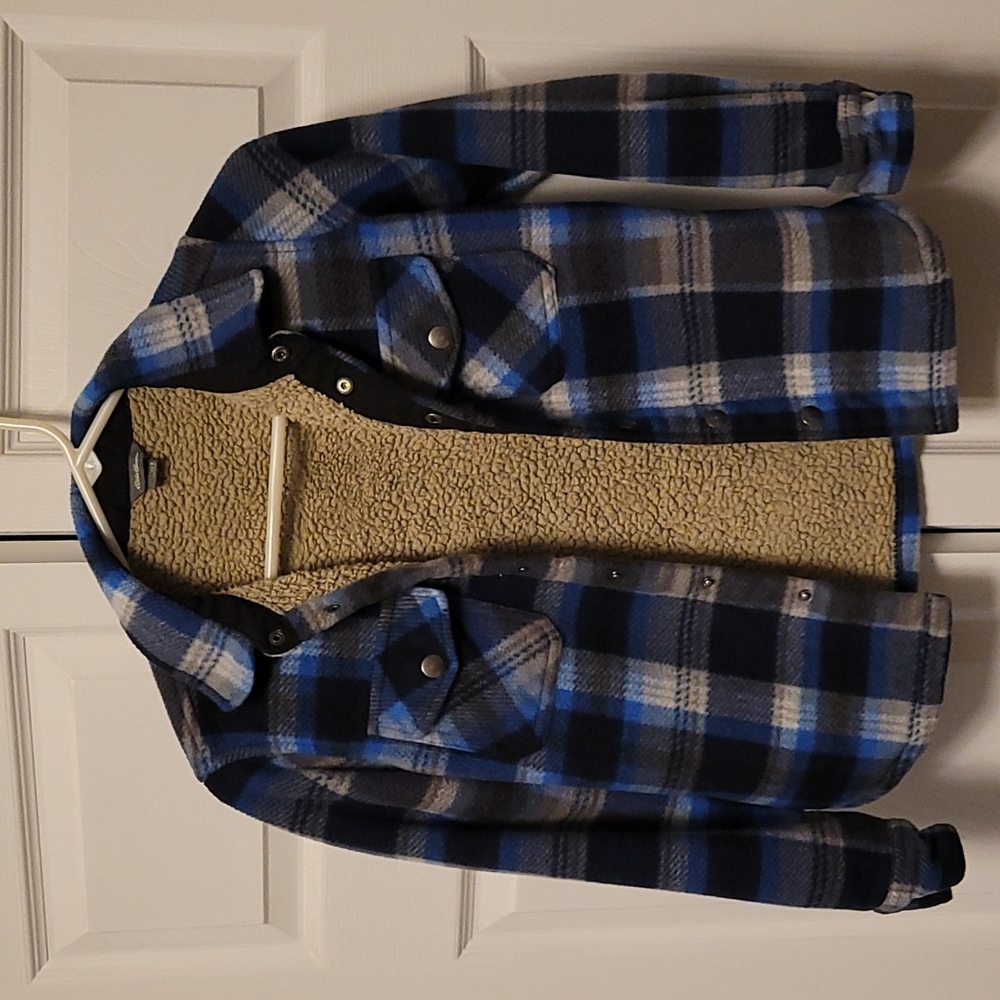 Eddie bauer fleece lined button up